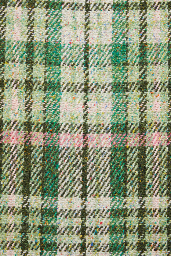 (image for) Acclaimed Plaid fringe scarf